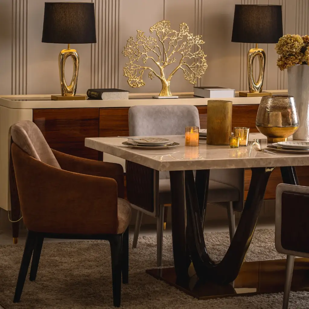 Luxury dining furniture by Indesign, Delhi